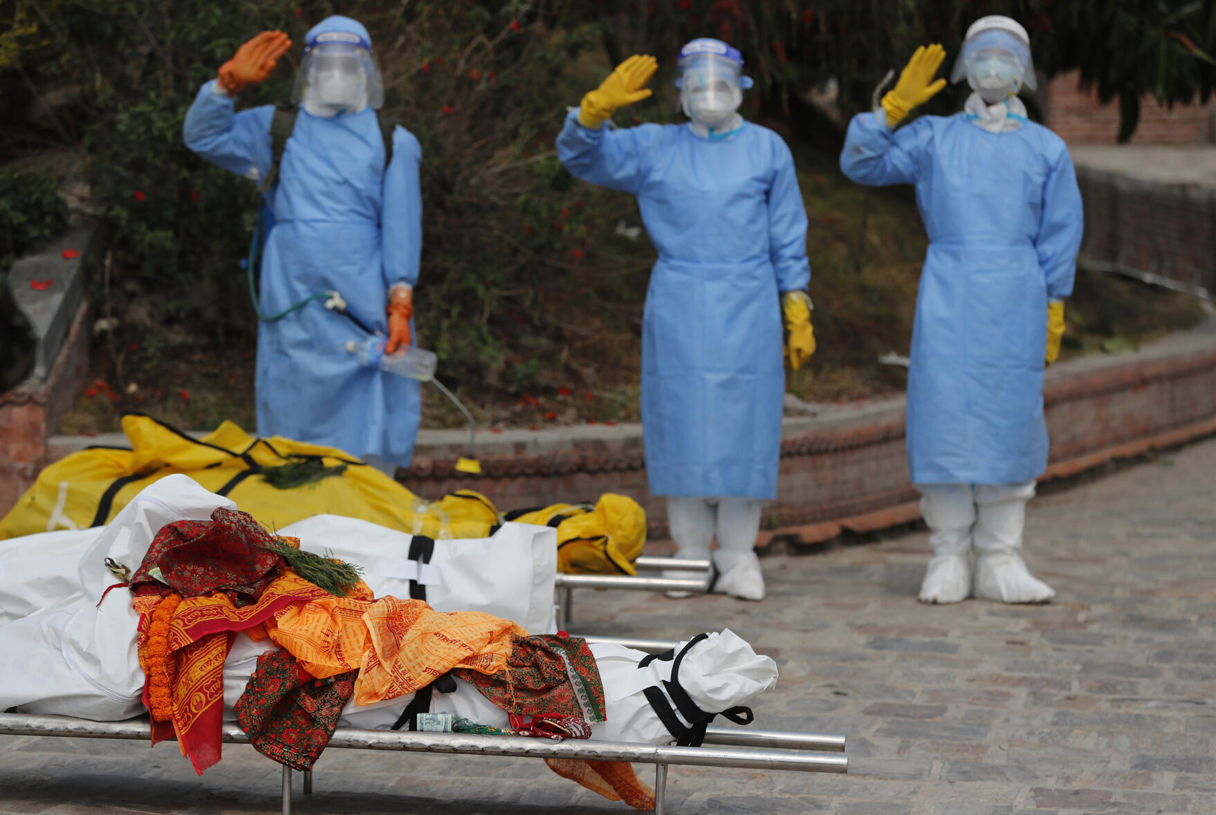 APTOPIX Virus Outbreak Nepal